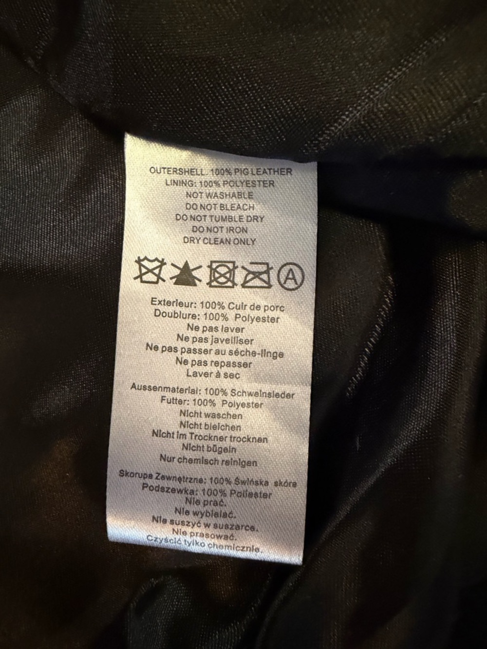 Burton Analog Emulsion Blk Hooded Leather Bomber Jacket Men L Rare 2008 Skater - Picture 9 of 14
